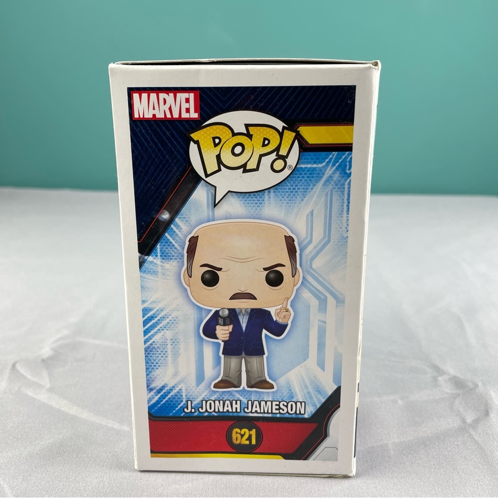 Funko Pop Marvel Spiderman J. Jonah Jameson PIAB Exclusive Not Taken Out Of Box - Picture 4 of 10